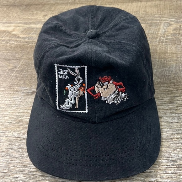 Warner Bros. Other - Vintage Warner Brothers Bugz & Taz Snackback Hat OS